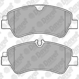 DELPHI LP2662 Fren Balatasi Arka (137mm) Transit Custom 12- Transit 14-